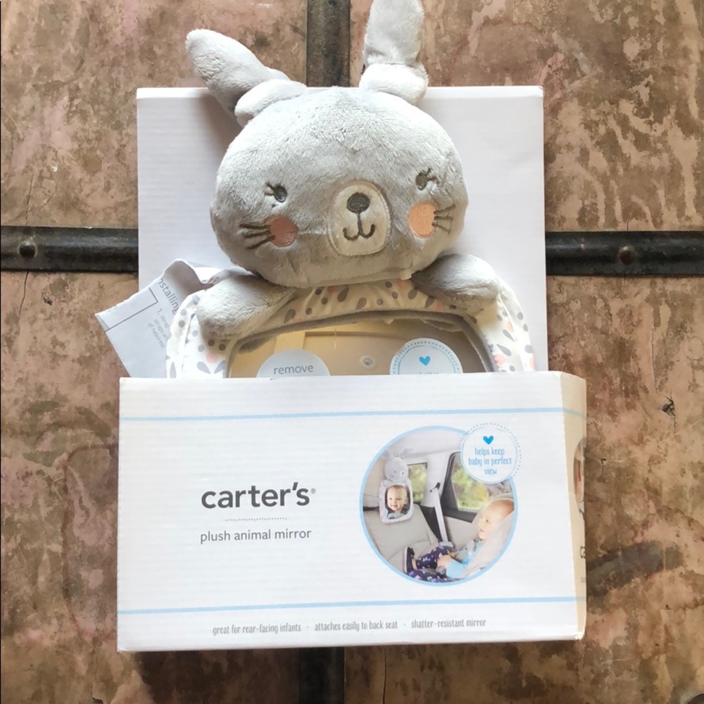 Bunny car seat mirror
